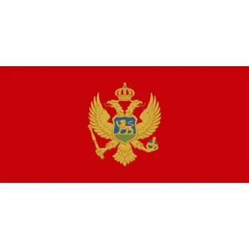 Vlajka Vlajka Černé Hory o velikosti 90 x 150 cm