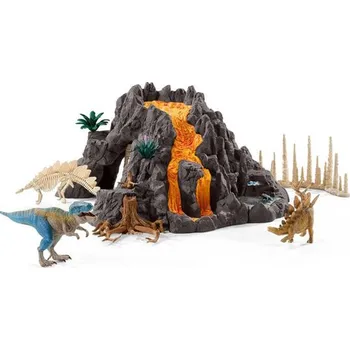 Schleich 42305 Velká sopka s dinosaurem Figurka Schleich 42305 Velká sopka s dinosaurem