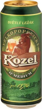 Pivo Velkopopovicky Kozel 11° 0,5 l plech