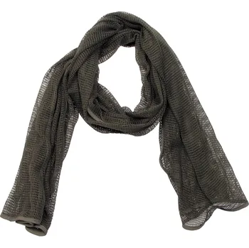 Šála Síťovaná šála BARAKUDA olivová 190 cm x 90 cm