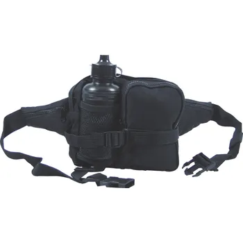 Cestovní taška Ledvinka s lahví černá