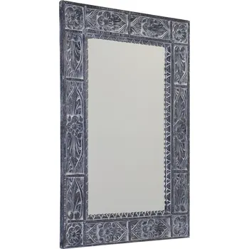 Zrcadlo Sapho Ubud 70 x 100 cm šedé