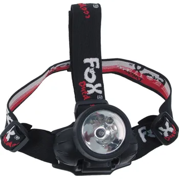 Svítilna Čelovka 3 x LED 1 x kryptonová žárovka 0.25 W sklopná malá černá