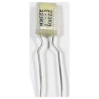 Kondenzátor 22n/50V MKT SANYO-svitkový kondenzátor radiální