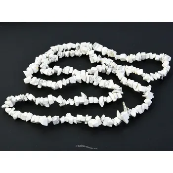 Náhrdelník Magnezit větší kameny (90cm) vcelku