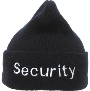 Čepice Čepice ohrnovací Acryl černá Security
