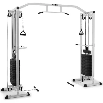 Posilovací věž Klarfit Cablefit stříbrná