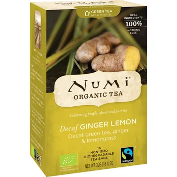 Čaj Numi Decaf Ginger Lemon 16 x 2g