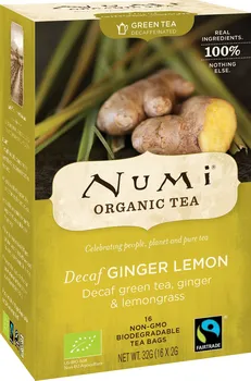 Čaj Numi Decaf Ginger Lemon 16 x 2g