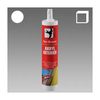 Tmel Akrylátový tmel těsnící - Akryl Exterier bílý 280ml karton