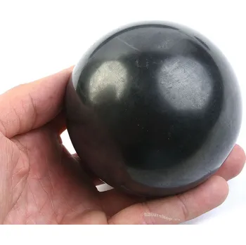 Šungit koule leštěná (Rusko) cca 80mm