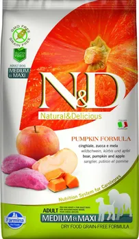 Krmivo pro psa N&D Grain Free Pumpkin Dog Adult Medium/Maxi Boar/Apple