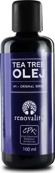 Pleťový olej Renovality Tea Tree olej s kapátkem 100 ml