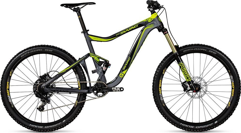 Kellys Swag 10 černé/fosforové 2017 Zbozi.cz