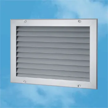 Větrací mřížka REFAX Větrací mřížka do dveří oboustranná libovolný rozměr. Hliník elox nebo RAL - ELOX přírodní stříbrný RAL 9006