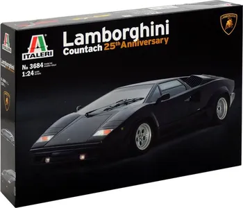 Plastikový model Italeri Lamborghini Countach 25th Anniversary 1:24