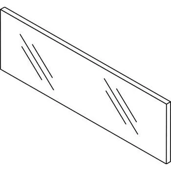 Nábytkové kování BLUM LEGRABOX ZE7W1082G čelní čiré sklo, pro šířku korpusu 1200 mm, výška 138 mm