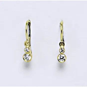 Náušnice Dětské náušnice ze žlutého zlata 585/1000 VE 179 BZ