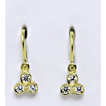 Náušnice Dětské náušnice ze žlutého zlata 585/1000 VE 198 BZ