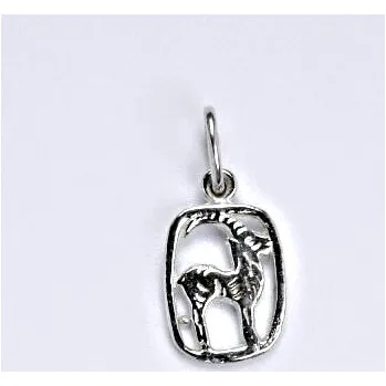 Přívěsek Zlatý přívěsek, znamení zvěrokruhu kozoroh, bílé zlato,14 kt, P 730