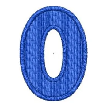 Nášivka Pelisport Nášivka čísla 0 výška 50 mm