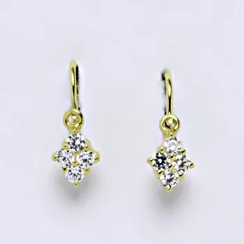 Náušnice Dětské náušnice ze žlutého zlata 585/1000 VE31