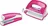 Leitz Wow Set mini sešívačky a děrovačky, metalická růžová