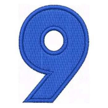 Nášivka Pelisport Nášivka čísla 9 výška 50 mm