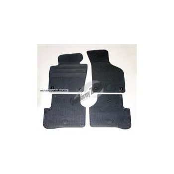 autokoberec Gumové koberce přesně tvarované VW PASSAT 3C kulatá fixace -- od roku výroby 2005- (4-dílná sada)