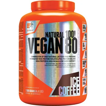 EXTRIFIT Vegan 80 - 2000 g, ledová káva
