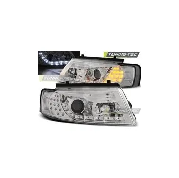 Přední světlomet Přední světla Volkswagen Passat B5 3B, 1996-2000, LED Daylight, chrom + LED blinkr SLEVA 15%