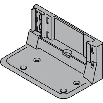 Nábytkové kování BLUM SERVO-DRIVE Z10D7201.01 zdvojený držák servo jednotky, 95 x 138,5 mm