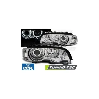 Přední světlomet Přední světla BMW E46, 1999-2001, coupe, cabrio, Angel Eyes, CCFL chrom SLEVA 16%