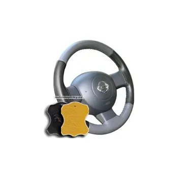 Potah na volant Potah volantu kožený Maria Cavallo velikost CX barva černá/žlutá SLEVA 6%