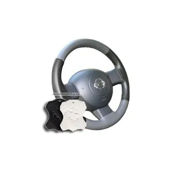 Autopotah Potah volantu kožený Maria Cavallo velikost AX barva černá/bílá SLEVA 6%