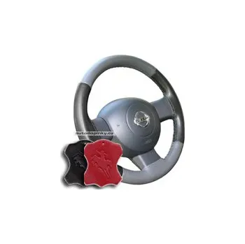 Autopotah Potah volantu kožený Maria Cavallo velikost AX barva černá/červená SLEVA 6%