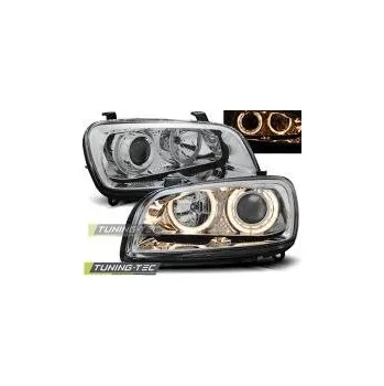 Přední světlomet Přední světla Toyota Rav 4, 1994-2000, Angel Eyes, chrom