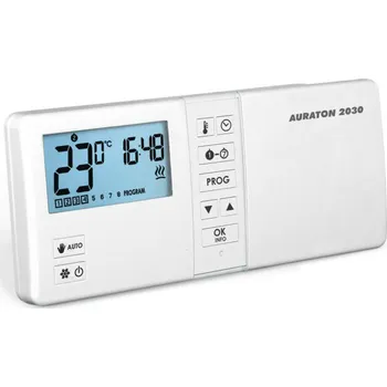 Prostorový termostat AURATON 2030 týdenní - kabelový 328359