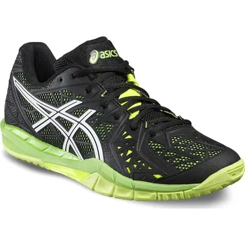 Pánská sálová obuv Asics Gel-Fireblast 2 černá/bílá/žlutá