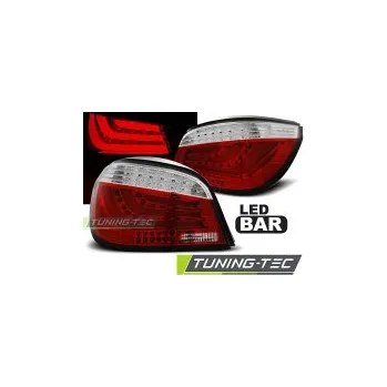 Osvětlení automobilu Zadní světla BMW E60 sedan, 03-07, LED BAR červené, čiré