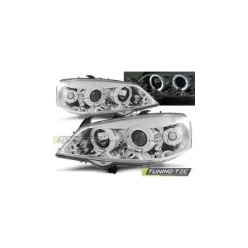 Přední světlomet Přední světla Opel Astra G, 1998-2004, Angel Eyes, chrom SLEVA 15%