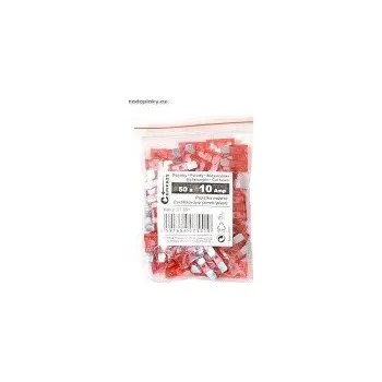 Autopojistky Pojistky nožové 10 Amp 50ks polybag SLEVA 10%