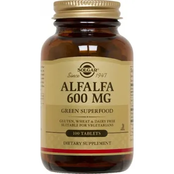 Přírodní produkt Recenze Solgar Alfalfa 600 mg 100 tbl.