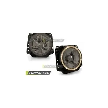 Přední světlomet Přední světla Volkswagen Golf 2, 1983-1991, Angel Eyes, kouřové, hlavní