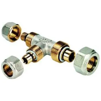 Fitinka WIGELL Šroubovací tvarovka T-kus přechodový 16x1/2"x16 závit vnější