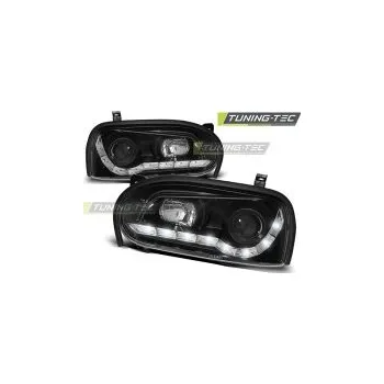 Přední světlomet Přední světla Volkswagen Golf 3, 1992-1998, LED Daylight, černé black 1 SLEVA 15%