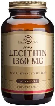 Přírodní produkt Solgar Lecitin 1360 mg 100 cps.