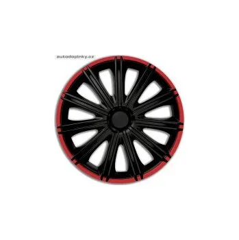 Poklice na kolo Poklice na kola 15"model Nero (barva černá/červená) - 4 kusy SLEVA 10%