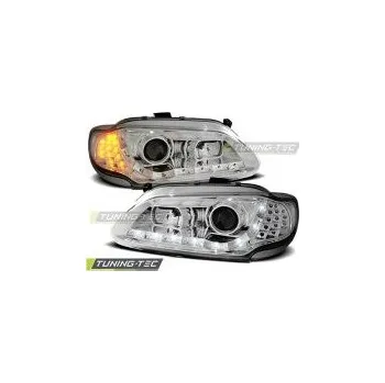 Přední světlomet Přední světla Renault Megane I, 1996-1999, LED Daylight, chrom s LED blinkrem SLEVA 15%
