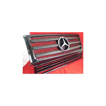 Tuning Sportovní maska s logem Mercedes G Class W463, černá lesklá